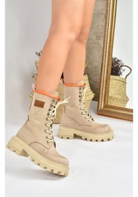 Resim Fox Shoes Vizon Süet Kadın Bot L973916002 
