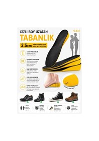 Resim 3.5 Cm Gizli Boy Uzatıcı Tamboy Tabanlık - Şok Emici Konforlu Ortopedik Ayakkabı Pedi 