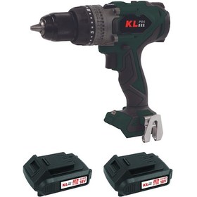 Resim Klpro Kldm18bhx-20 18v/2.0ah. 150nm Kömürsüz Çift Akülü Şarjlı Darbeli Matkap 