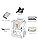 Resim PrimeX Plus PX-6P2C RJ11 2 pinli konnektör, RJ11 Jack, 6P2C Jack, RJ11 Telefon Kablo Ucu 100 lü Paket 