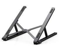 Resim Bix Saiji X2 Taşıma Çantalı Alüminyum Notebook Laptop Standı Siyah 