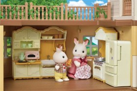 Resim Sylvanian Families Kırmızı Çatılı Işıklı Şehir Evi 5302 