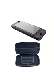 Resim Teknoroket Switch 2 Koruyucu Taşıma Çantası ve Temperli Cam Ekran Koruyucu Seti (Nintend o Switch 2) 