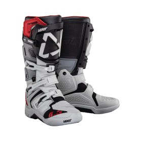 Resim Leatt 4.5 V25 Forge beyaz siyah 45.5 çapraz enduro motosiklet botu `+ Ücretsiz Gmoto 10in1 Çok Amaçlı Alet 