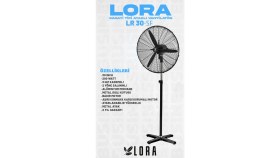 Resim Lora 30 Inç Ayaklı Sanayi Vantilatör 