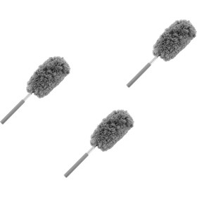 Resim 3x Mikrofiber Toz Geri Çekilebilir Ev Temizleyici Tüy Duster Araç Süpürücü Toz Fırçası (Yurt Dışından) 