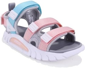 Resim Vicco Cube 332F25Y212 Gri Pembe Ortopedik Günlük Kız Çocuk Spor Sandalet 