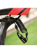 Resim Motosiklet Bisiklet Kask Kilitleri Dayanıklı Çelik Tel Hırsızlık Önleyici Kablo Dijital Şifre Kilidi Taşınabilir Mini Güvenlik Zinciri Asma Kilidi Çok Renkli 