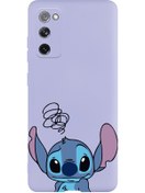 Resim shoptocase Galaxy S20 Fe Uyumlu Lansman Stitch Desenli Telefon Kılıfı 