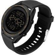 Resim Hanyang Siyah Altın Sanda 6013 Açık Spor Erkek Saatler 5bar Su Geçirmez Dijital Saat Erkekler Kol Saati Saat Erkek Chronograph Relogio Masculino (Yurt Dışından) 