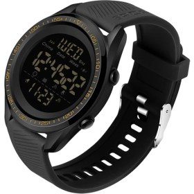 Resim Hanyang Siyah Altın Sanda 6013 Açık Spor Erkek Saatler 5bar Su Geçirmez Dijital Saat Erkekler Kol Saati Saat Erkek Chronograph Relogio Masculino (Yurt Dışından) 