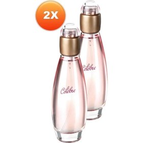 Resim Avon Celebre Kadın Parfüm EDT - Çiçek ve Meyve Aromalı, 2x50 ml Hediye Seti, Uzun Süre Kalıcı ve Günlük Kullanıma Uygun 