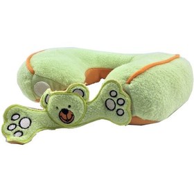 Resim Çocuk Oto Boyun Yastığı - Ayıcıklı Model 