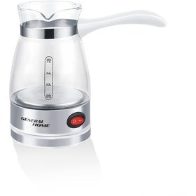 Resim Cz-48 Elektrikli Cam Cezve Beyaz 0,5 L Türk Kahvesi, 700w, Gösterge Işıklı 