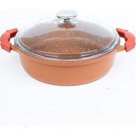 Resim Masterchef Aluminyum Döküm K.yarık Tencere 28 Cm Turuncu 