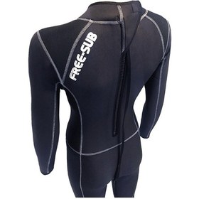 Resim Free-Sub 3Mm Thyphoon Siyah Kadın Sörf, Scuba Tüplü Dalış Elbises (521294051) Siyah 