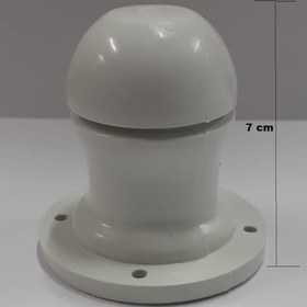 Resim 4 Adet Plastik Sabit Ayak Dolap Ayağı Beyaz 7cm Yükseklik Diğer 
