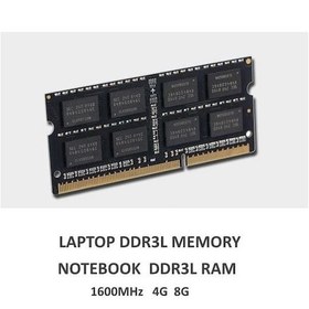 Resim Dizüstü Ram Pc3l Bellek Ddr3l 1600mhz 204pin 1.35v Sodımm Dizüstü Bilgisayar Belleği Amd/ıntelaa 1600 Mhz 8 Gb 