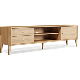 Resim Fil Meşe TV Sehpası 180 cm - Meşe 