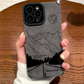 Resim İphone 15 14 13 12 11 Pro Max XS Max X XR Plus için Retro Stil Dağ Grafik Doğum Günü Hediyesi 