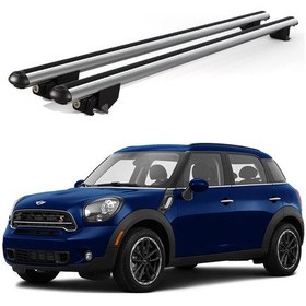Resim Kanca Mini Countryman 2014 Ve Sonrası Uyumlu Gri Kilitli Ara Atkı 110cm Port Bagaj Tavan Barı 