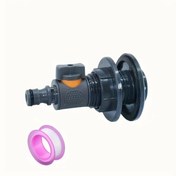 Resim Willowhaven 1 Set Ibc Tank Adaptör Seti 16mm Hortum Bağlantısı Vana Sulama Sistemi G1/2 X 16 