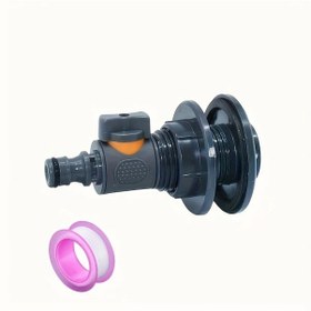 Resim Willowhaven 1 Set Ibc Tank Adaptör Seti 16mm Hortum Bağlantısı Vana Sulama Sistemi G1/2 X 16 