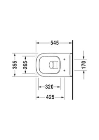 Resim Duravıt D-Code Rımless Asma Klozet 25703900752 