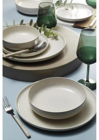 Resim Kütahya Porselen Moderna 18 Parça 6 Kişilik Yemek Takımı Krem 