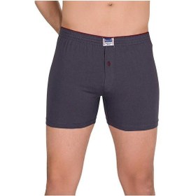 Resim Kit İç Giyim Berrak 6'lı %100 Pamuk Rahat Kesim Erkek Boxer Füme 
