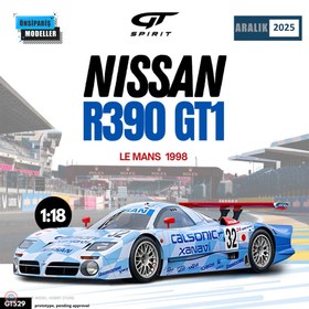 Resim 1:18 1998 NISSAN R390 GT1 LE MANS BLUE 