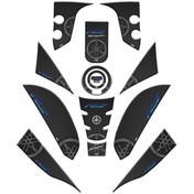 Resim GOGOPREMİUM YAMAHA R7 2021 - 2022 UYUMLU FULL TANK PAD SET 002 