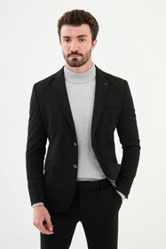 Resim Mcr Düz Slim Fit Mono Yaka Erkek Ceket 40329 
