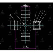 Resim Istavroz Mafsal Şaft L-200 06 4x2 / 4x4 101mm X 30mm Içten Segman Mhr-10403 