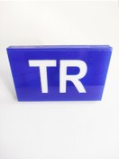 Resim REPLAX Tr Mavi Pleksi Panjur Arması Vidalı 