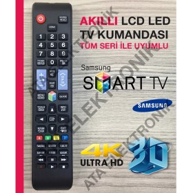 Resim Ata Elektronik Samsung Akıllı Kumanda BN59-01220D Tizen J Serisi Yedek Kumanda - Tüm Samsunglar Ile Uyumlu MZ1078 