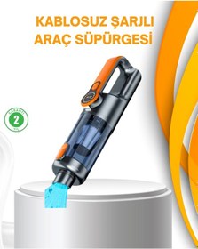Resim Kompakt Şarjlı El Süpürgesi Kuru Ve Sıvı Temizlik 5 Atlı 