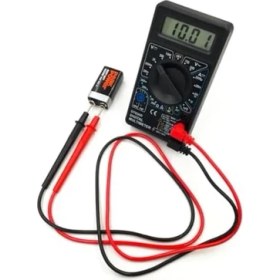 Resim Dijital Multimetre - Akım, Voltaj, Direnç Ölçer Elektrik Ölçü Aleti, Taşınabilir Dc/ac Ölçüm Cihazı, Güvenlik Sigortalı Tester, LCD Ekranlı Multimetre 