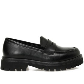 Resim Polaris 324500C.Z 5PR Siyah Kadın Oxford Ayakkabı 