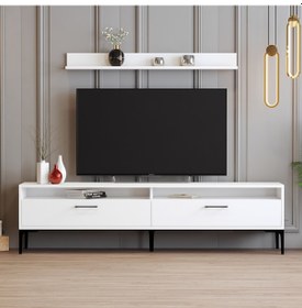 Resim Variant Istanbul Tv Ünitesi - Beyaz / Beyaz 