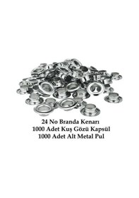 Resim Branda Kenarı 24 No Sac Pullu Kuş Gözü Kapsülü 1000 Takım Kuşgözü (397710633) 
