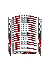 Resim Yamaha R25 Kırmızı Baskı 1 Set Jant Şeridi Renkli 