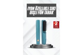 Resim MiraLive Fön Tarak Yüksek Isı Ayarlı Elektriklenme Karşıtı Iyon Özelliği 