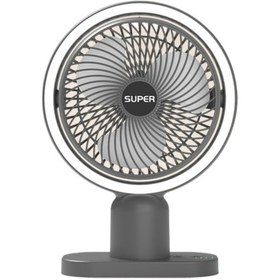 Resim Shi Mei Yeni Masaüstü Küçük Fan Mini Taşınabilir Şarj Usb Ev Masaüstü Vantilatör 4470 Gri 