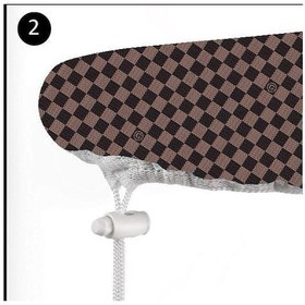 Resim King 140x52 Kahve Ütü Masası Kılıfı 