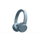 Resim Philips TAH4205 Kablosuz Kulak Üstü Kulaklık (Mikrofonlu) Mavi - 29 saat 
