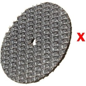 Resim Dremel için Fiberglass Kesici Disk 10 Adet 
