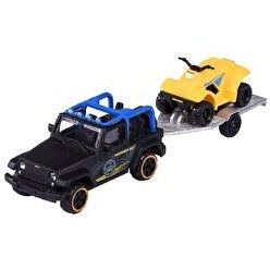 Resim Majorette Trailer Araç Serisi Jeep Wrangler 