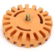 Resim Suofeng Pnömatik/ Elektrikli Matkap Uyumlu 4 İnç 100mm Kauçuk Sticker Temizleme Tekerleği - Vinil, Folyo, Yapıştırıcı Ve Boya Kaldırıcı Aracı 