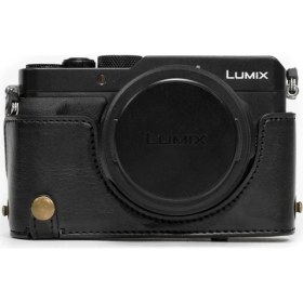 Resim Megagear Panasonic Lumix DMC-LX100 Suni Deri Kamera Çantası 
